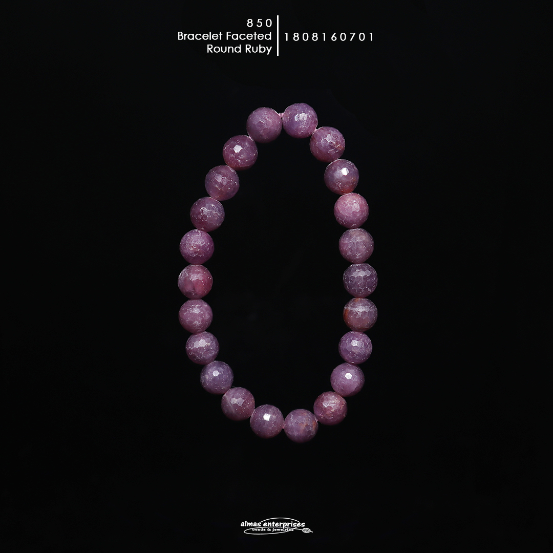 Fac Rd Ruby Bracelet 850
