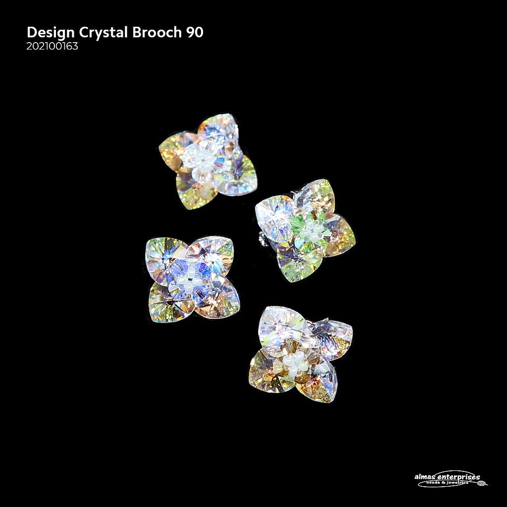 Design Crystal Brooch 90