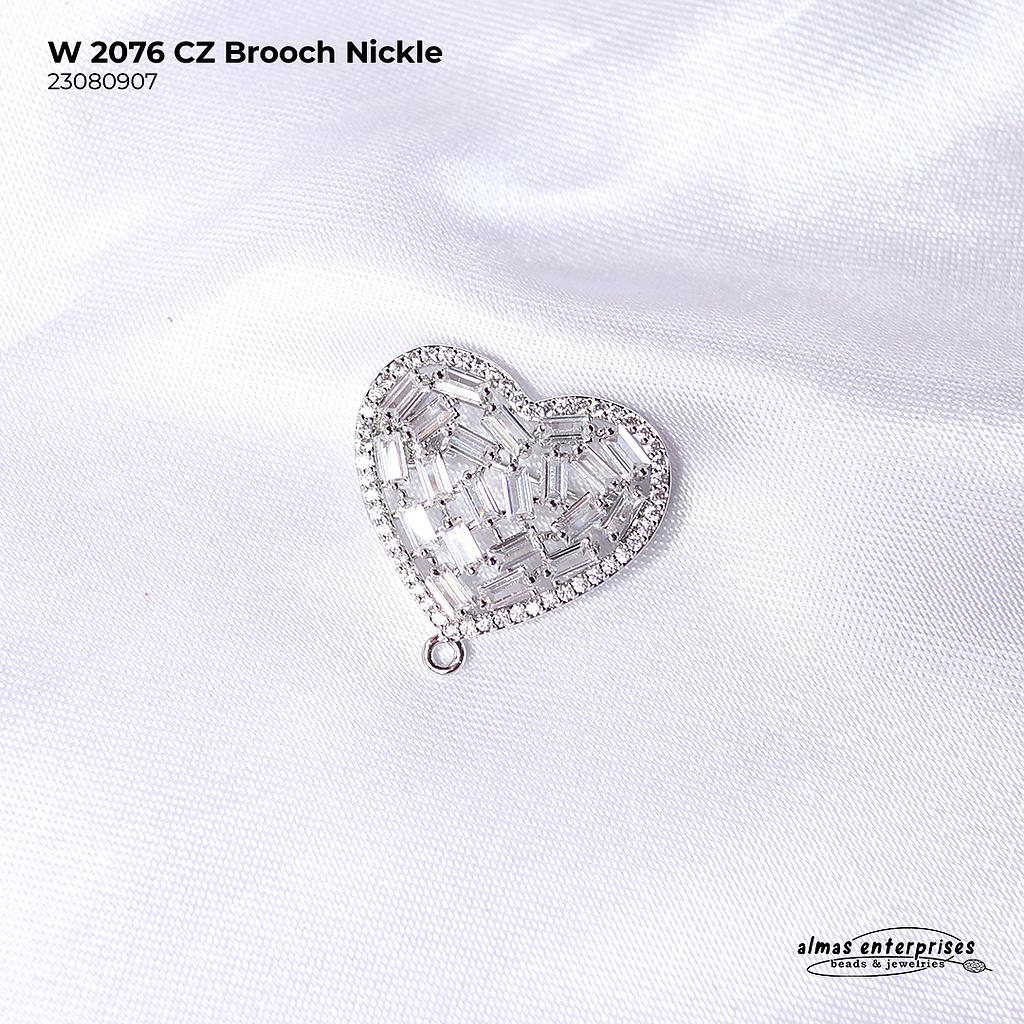 W 2076 CZ Brooch