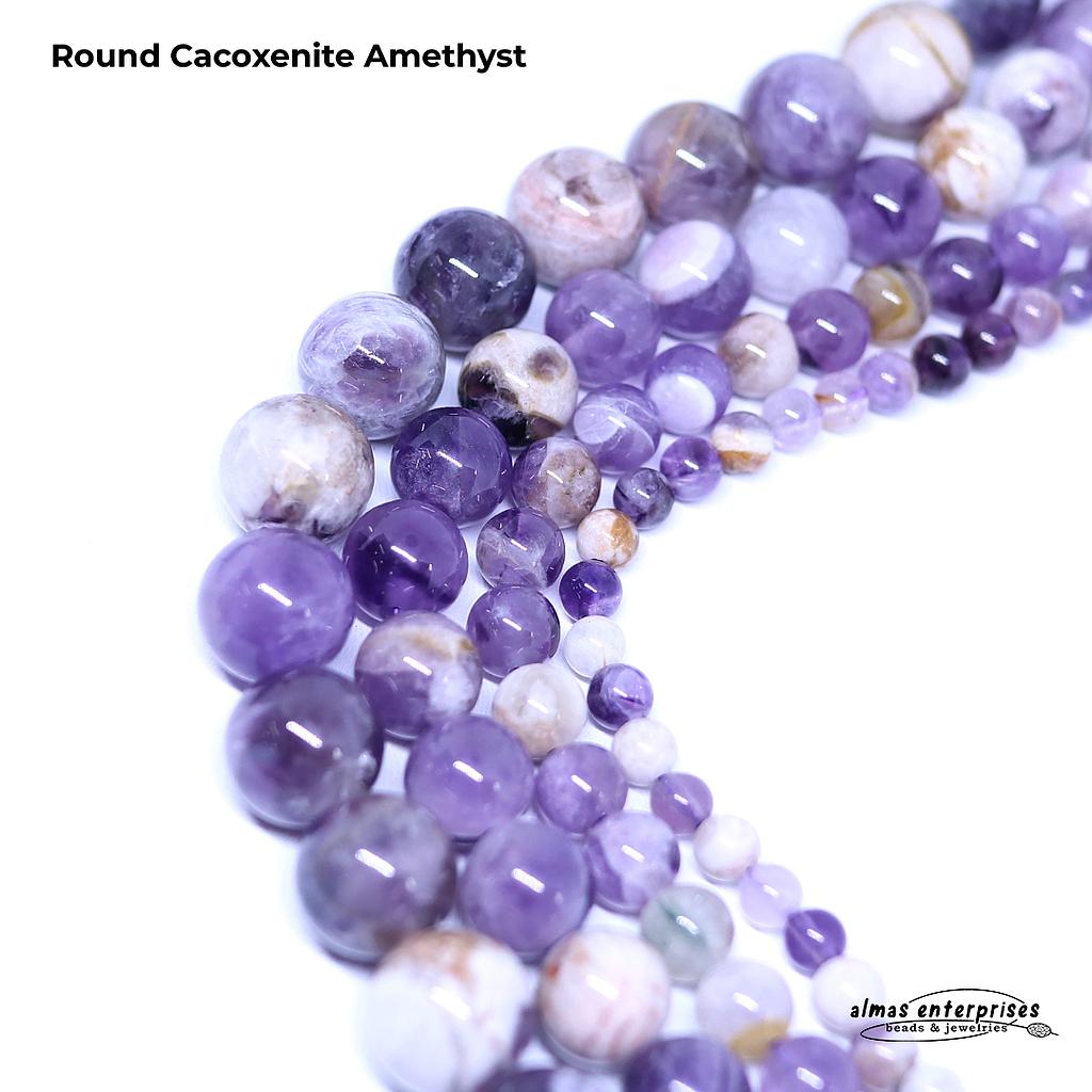 Round Cacoxenite Amethyst