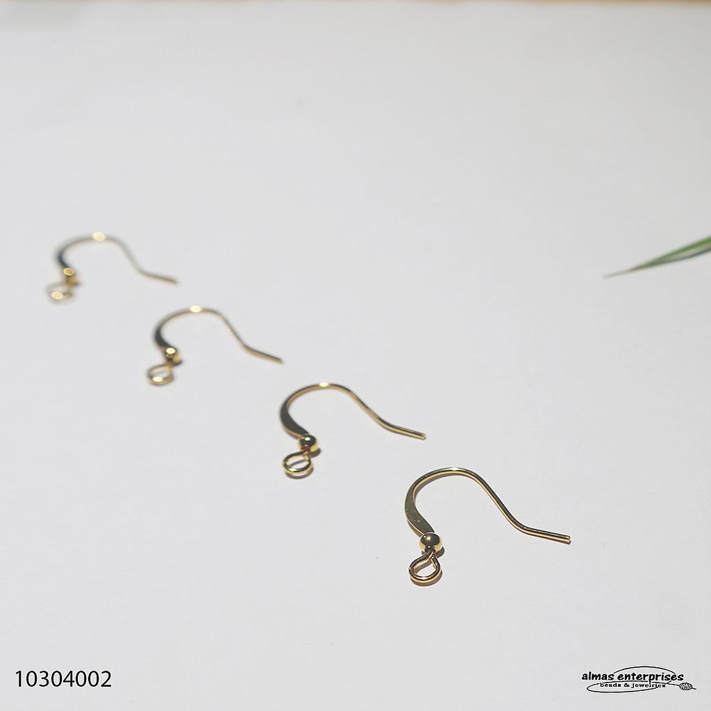 Crescent Earring Hook/12pair
