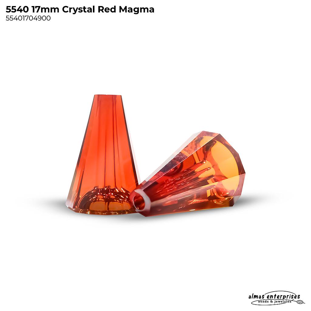 5540 17mm CRY.RED MAGMA