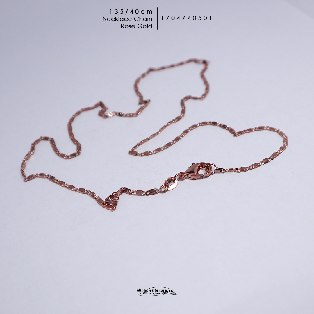 40cm Rose Gold Chain Neck 13,5