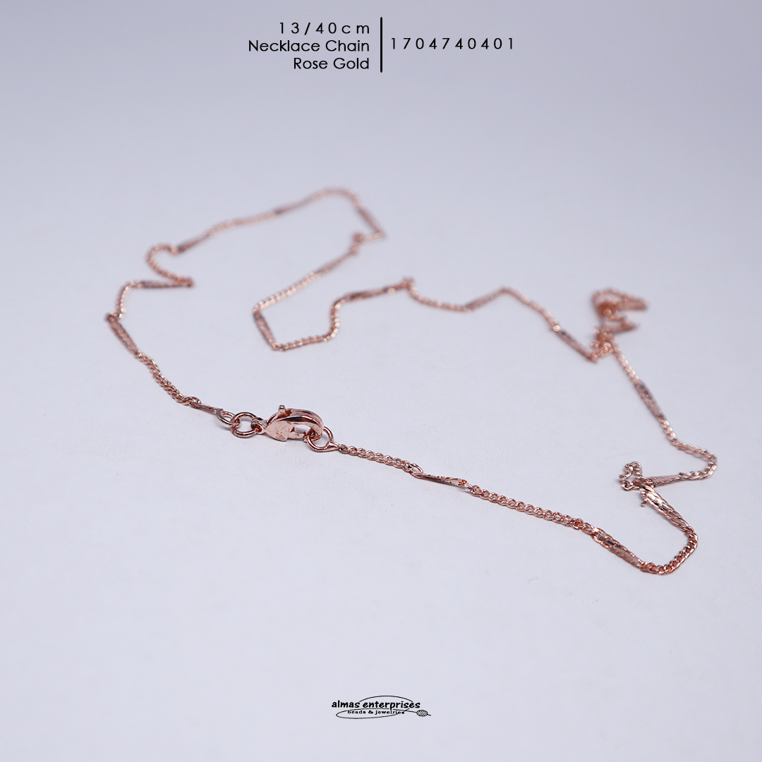 40cm Rose Gold Chain Neck 13