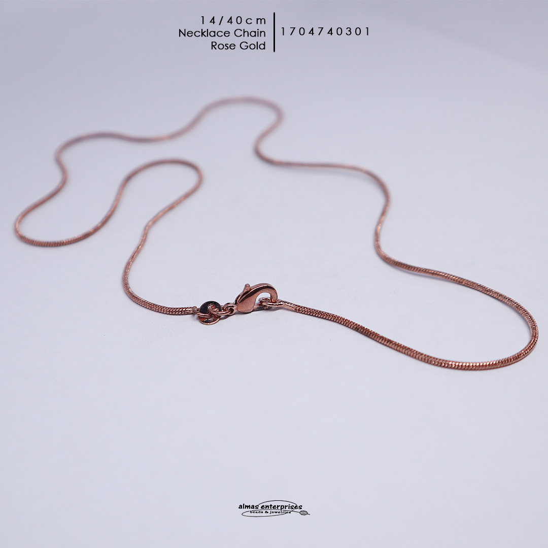40cm Rose gold Chain Neck 14