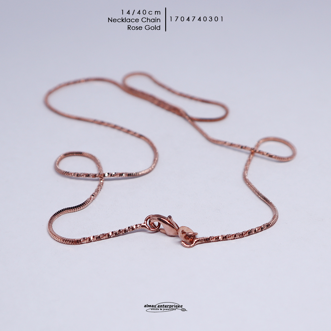40cm Rose gold Chain Neck 14