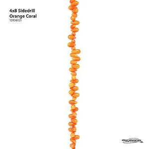 [10106121] 4x8 Sidedrill  Orange Coral