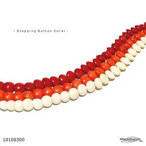 [10106300] Stapping Button Coral