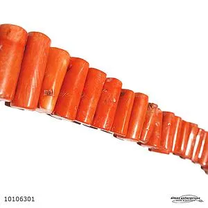 [10106301] Bone Belt Orange Coral