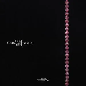 [10130232] Faceted Rd 5mm Ruby