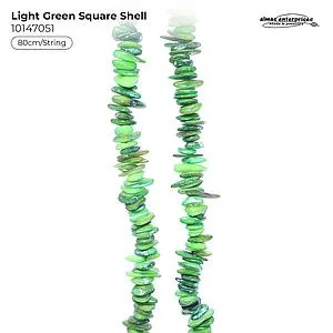 [10147051] LT GREEN SQ SHELL