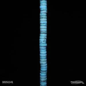 [10151141] Button 4x8 Stab Turquoise