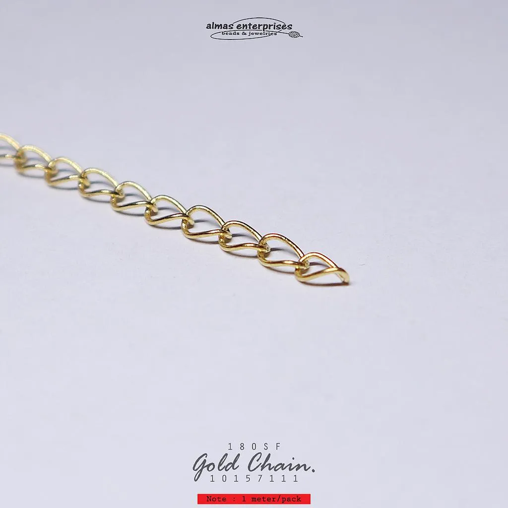 [10157111] 180SF Gold Chain/m