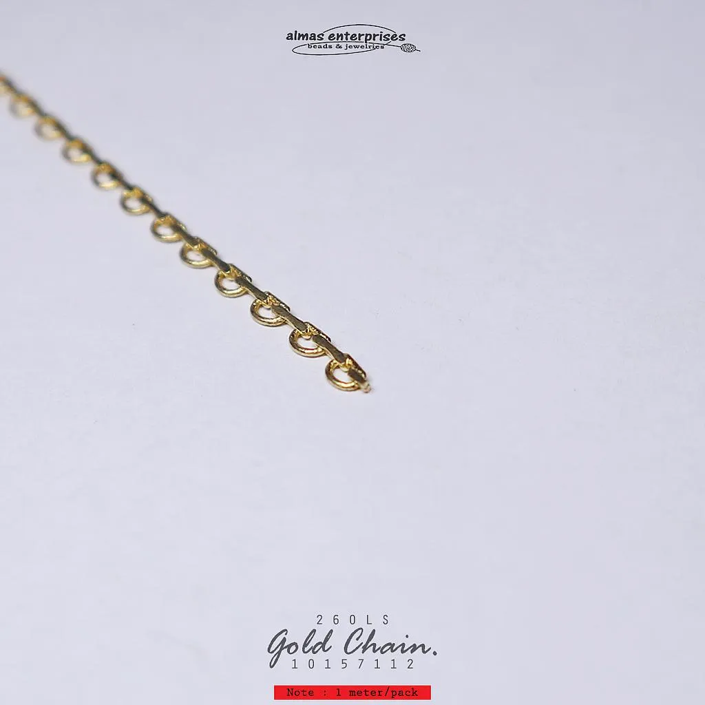 [10157112] 260LS Gold Chain/m