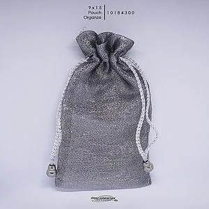 [10184300] 9x15 Pouch Organza/6pcs