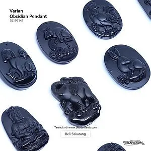 [10199141] Various Obsidian Pendant 95