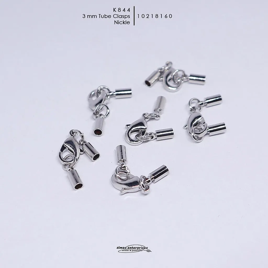 [10218160] K884 3mm NC Tube Clasps/6