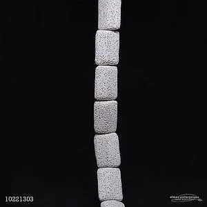 [10221303] 1207 20x28 White Lava Beads
