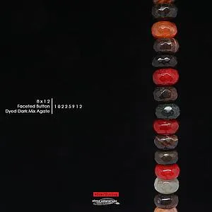 [10225912] Fac But 8x12 D.Dark Mix Agate