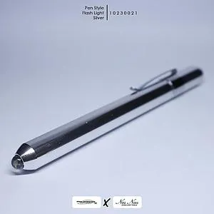 [10230021] Stainless Pens Style Flash Light
