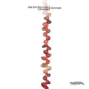 [10231005] Side Drill Big Chips Carnelian