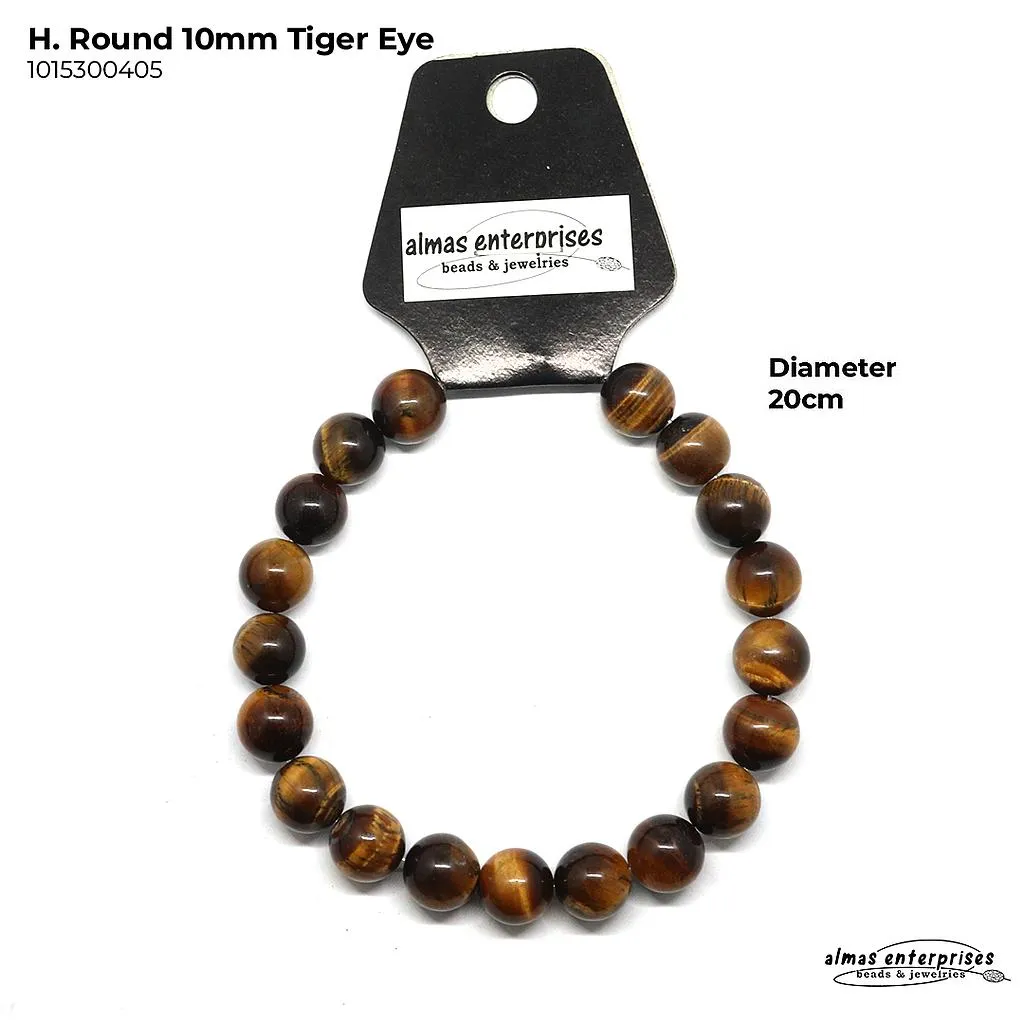 [1015300105] H. Round Tiger Eye (4mm)