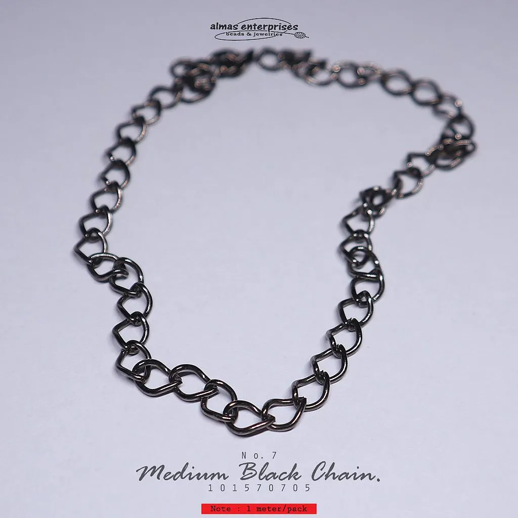[101570705] No.7 Black Chain (Medium)