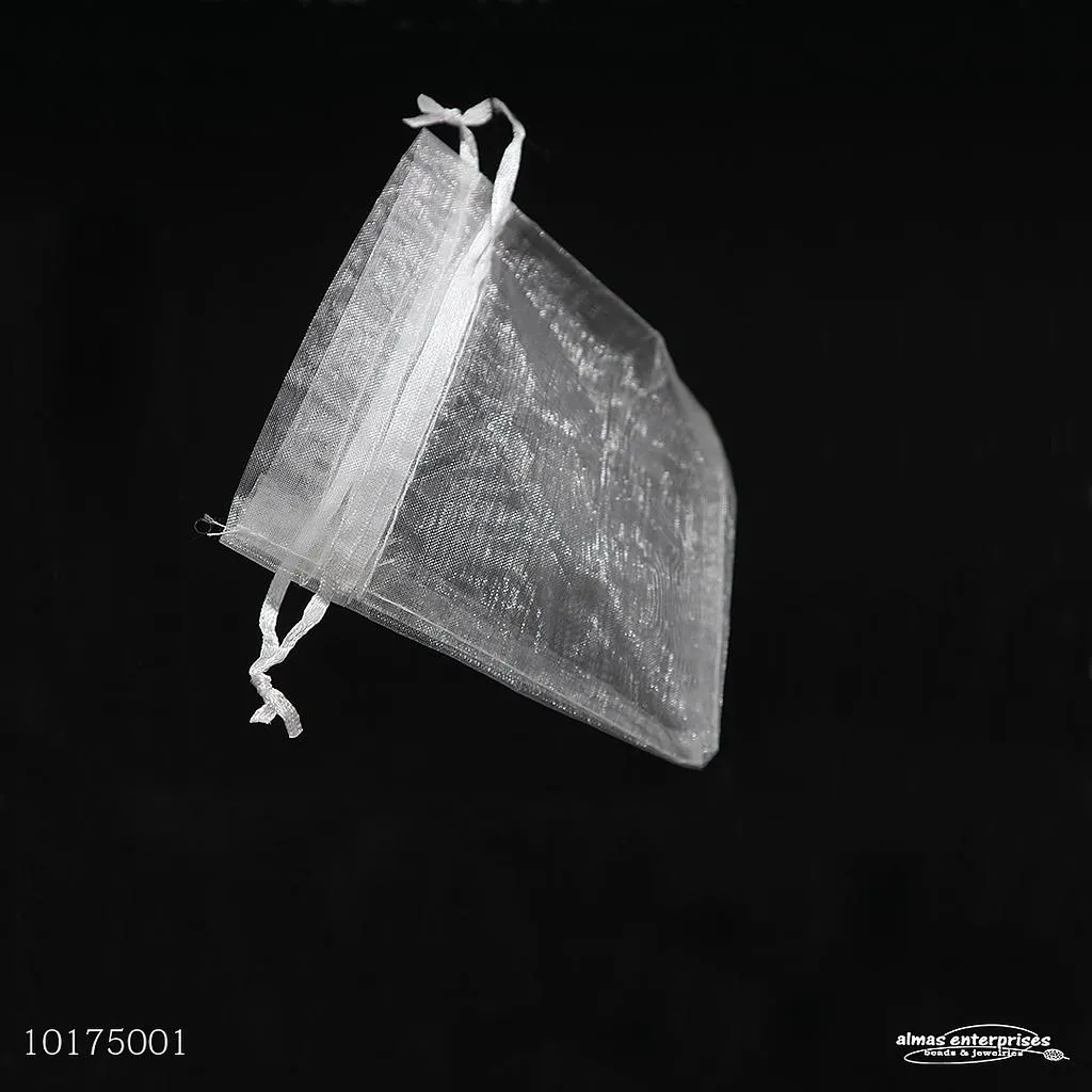 [10175003] White Pouch Organdhi/dz (Big)