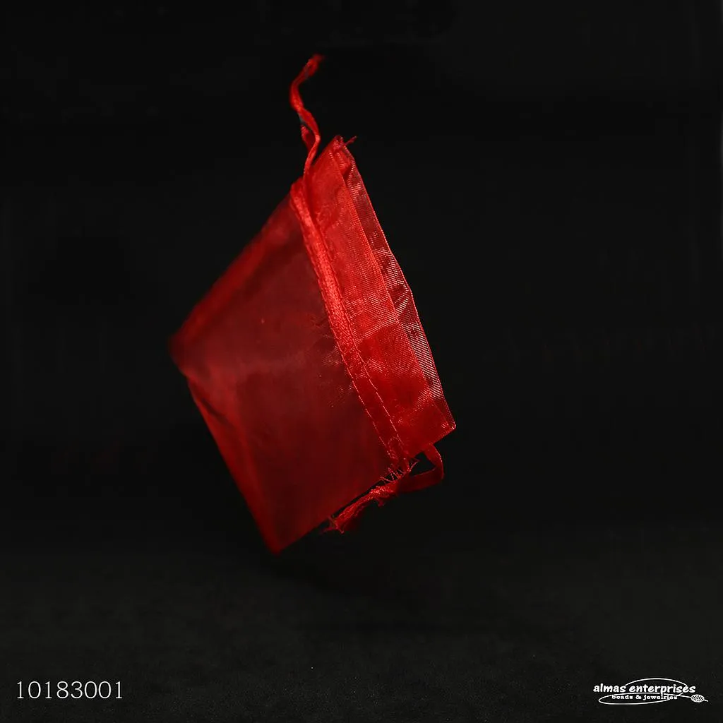 [10183003] Red Pouch Organdhi/dz (Big)