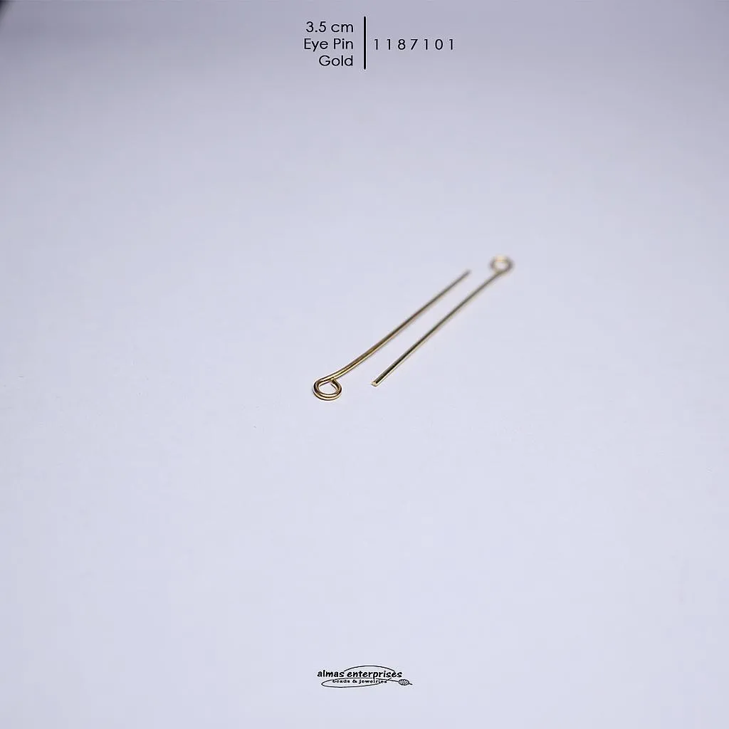 [10187101] 3.5cm Eye pin/gross (Gold)