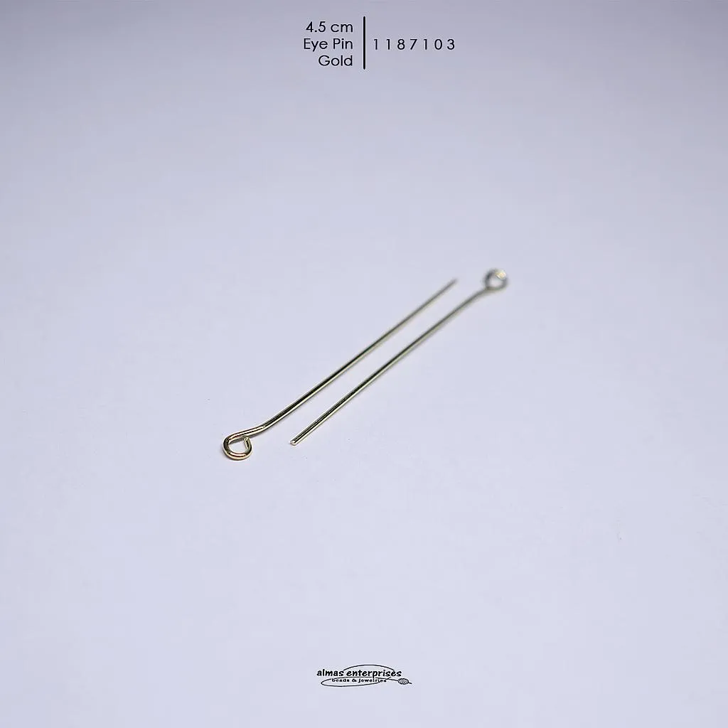 [10187103] 4.5cm Eye pin/gross (Gold)
