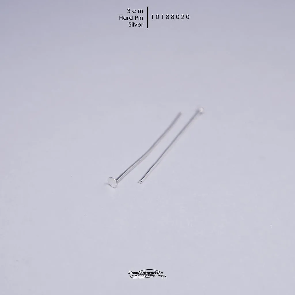[10188020] 3cm Hard Pin /gross (Silver)