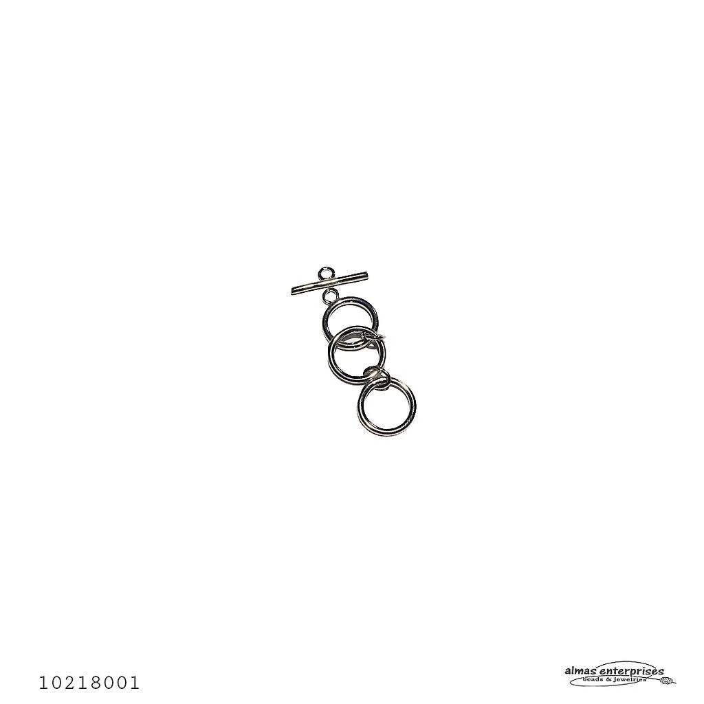 [10218001] K816 Toggle Clasps/pair (Nickle)