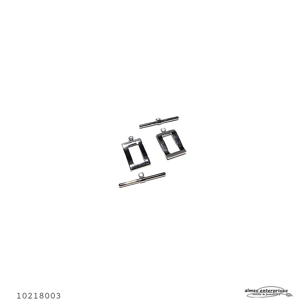 [10218003] K95 Toggle Clasps/2pair (Nickle)