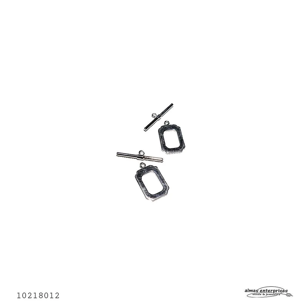 [10218012] K90 Toggle Clasps/2pair (Nickle)