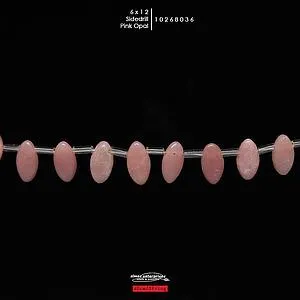 [10268036] Side Drill 6x12 Pink Opal