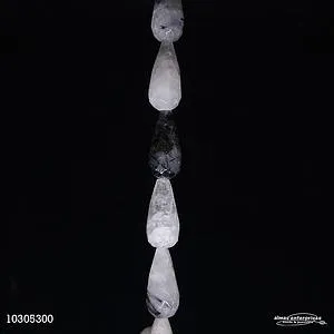 [10305300] Drop Fac 12x25 Black Rhodolite