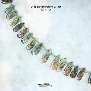 [10311108] Drop Sidedrill Green Garnet