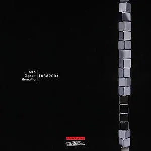 [10382004] Sq 6x6 Hematite