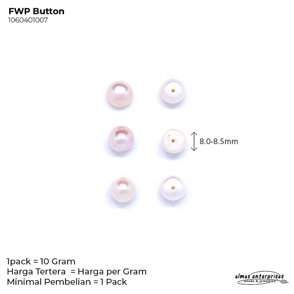 [1060401007] FWP BUTTON 8.0-8.5 WHITE