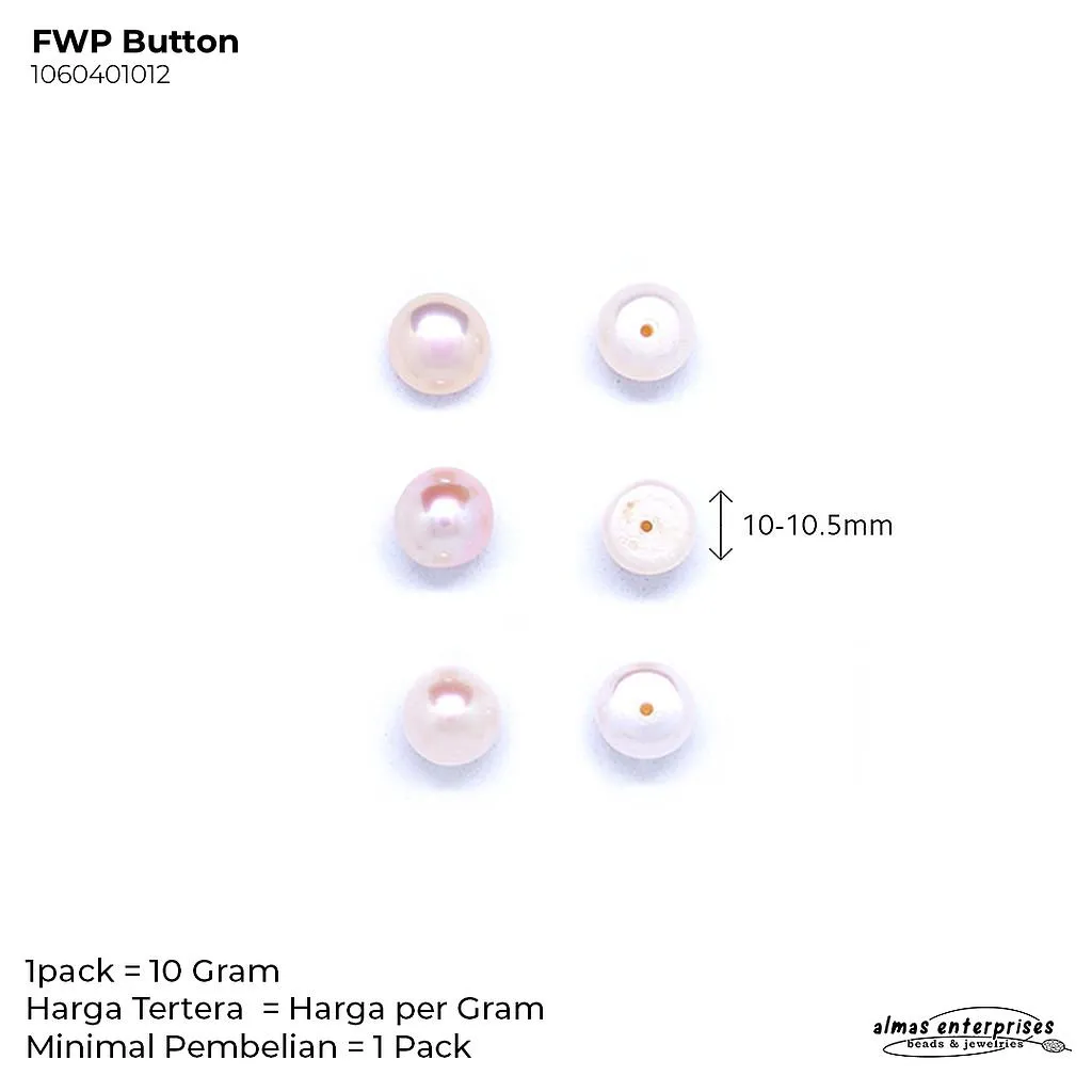 [1060401012] FWP BUTTON 10.0-10.5 WHITE