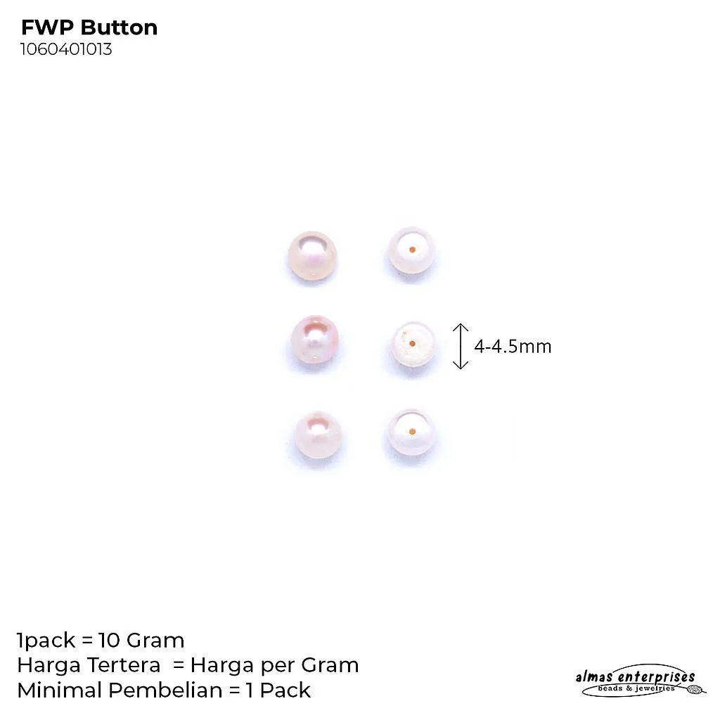 [1060401013] FWP BUTTON 4-4.5 WHITE