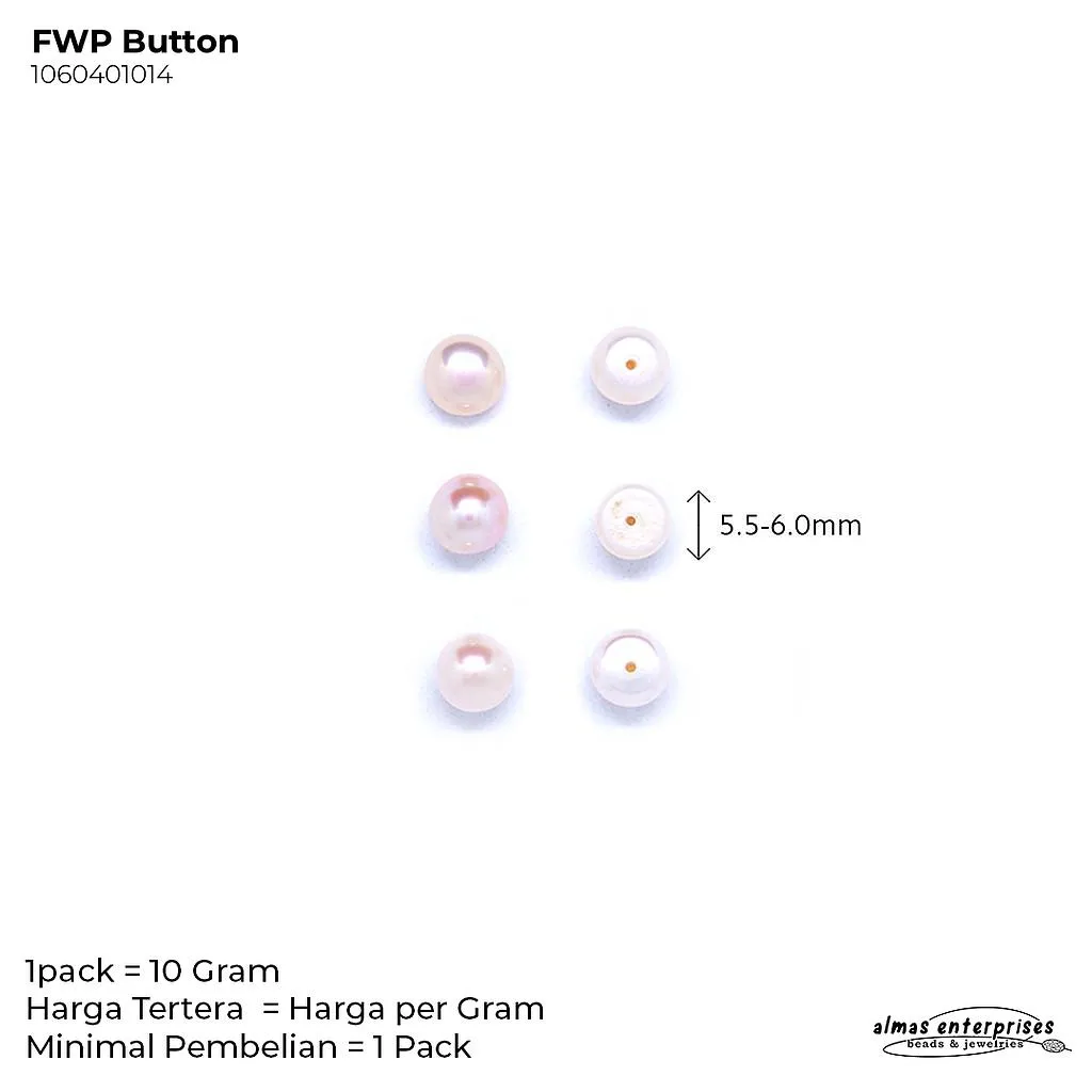 [1060401014] FWP BUTTON 5.5-6 WHITE