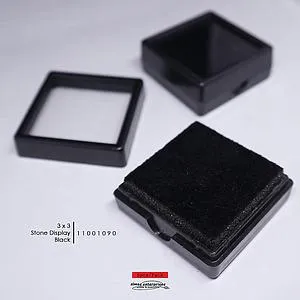[11001090] Black 3x3 Stone Display/6