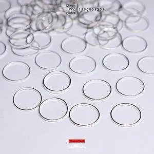 [1100801201] Silver NF 12mm Jump Rings