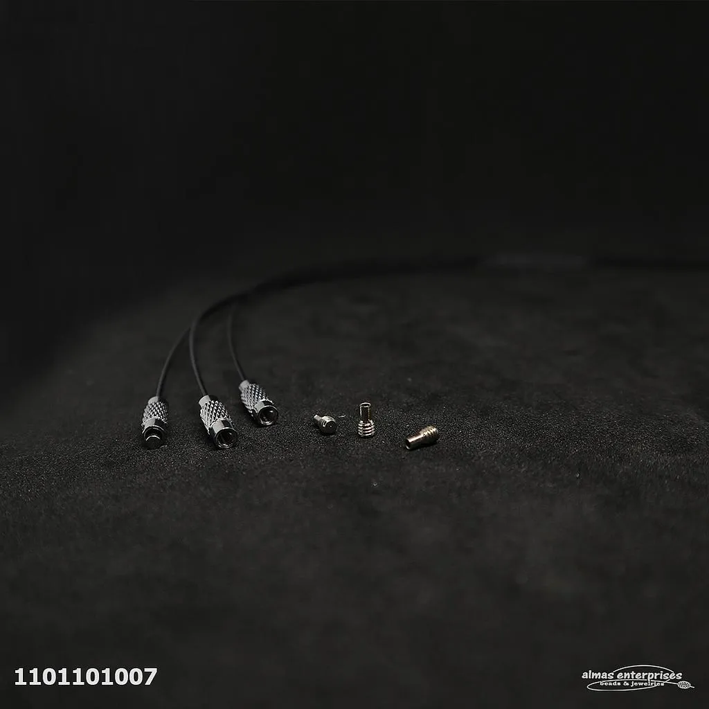 [1101101007] Black Cord Necklace/3