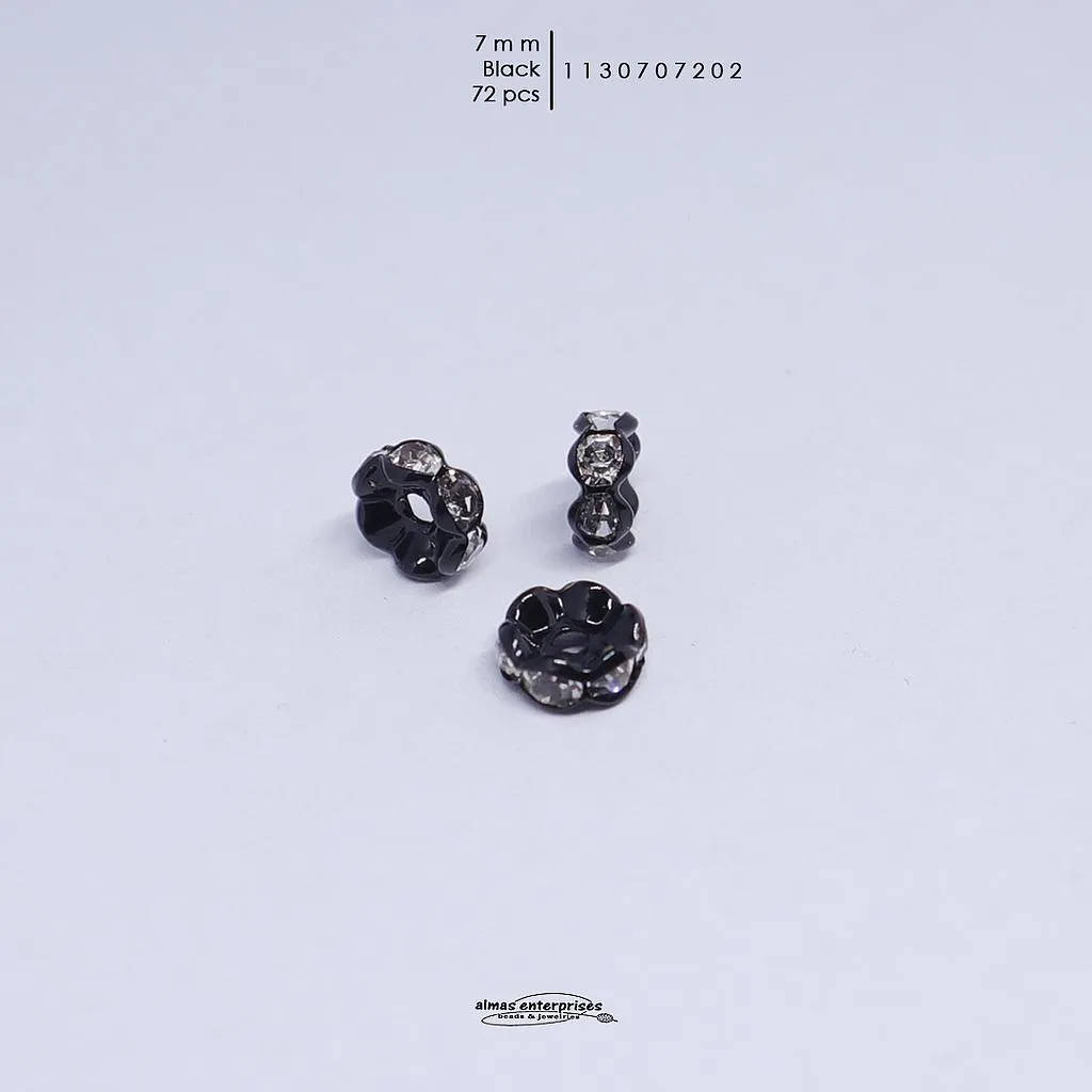 [1130707202] RONDELS 7MM BLACK