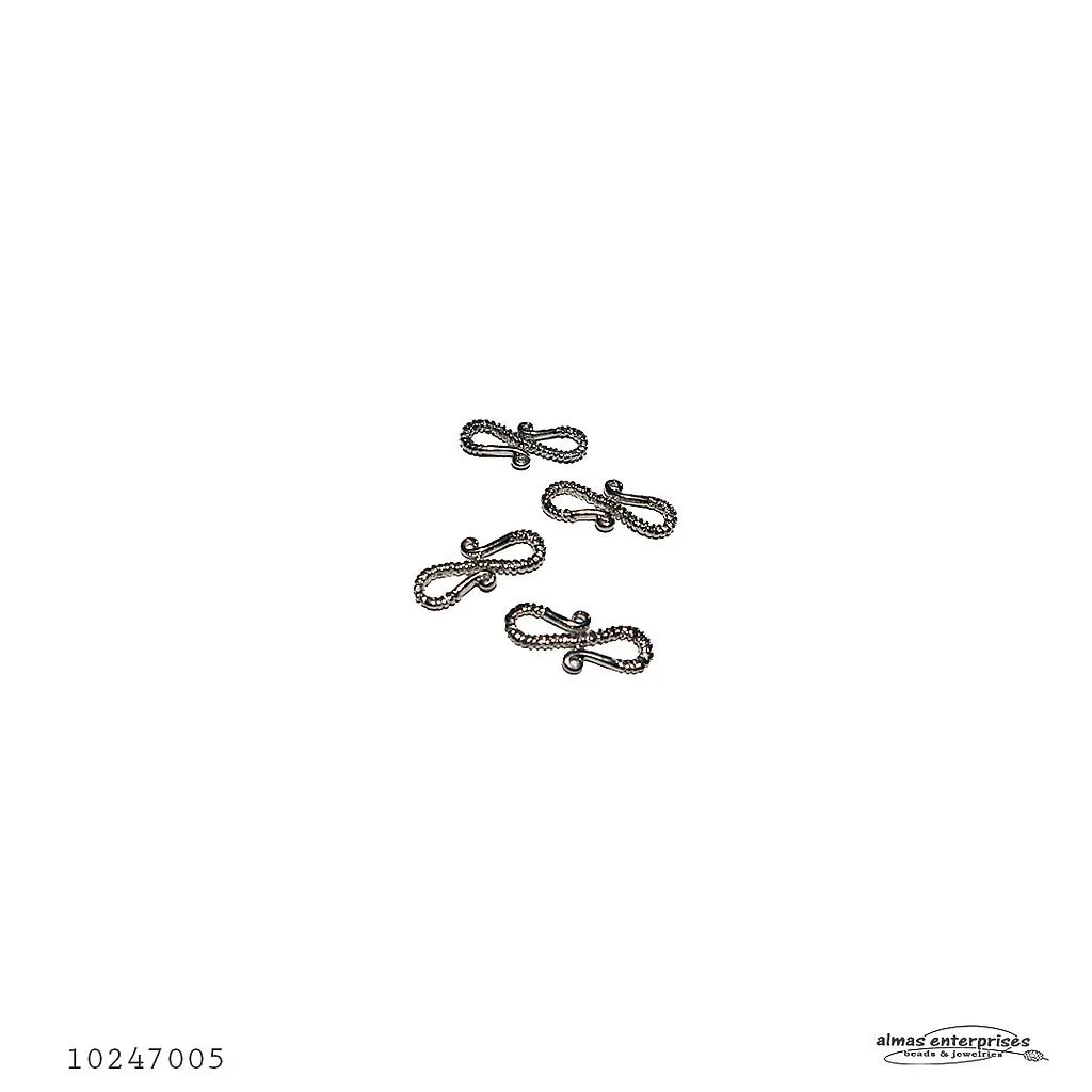 [10247005] K309 S-hook Clasps/4 (Nickle)