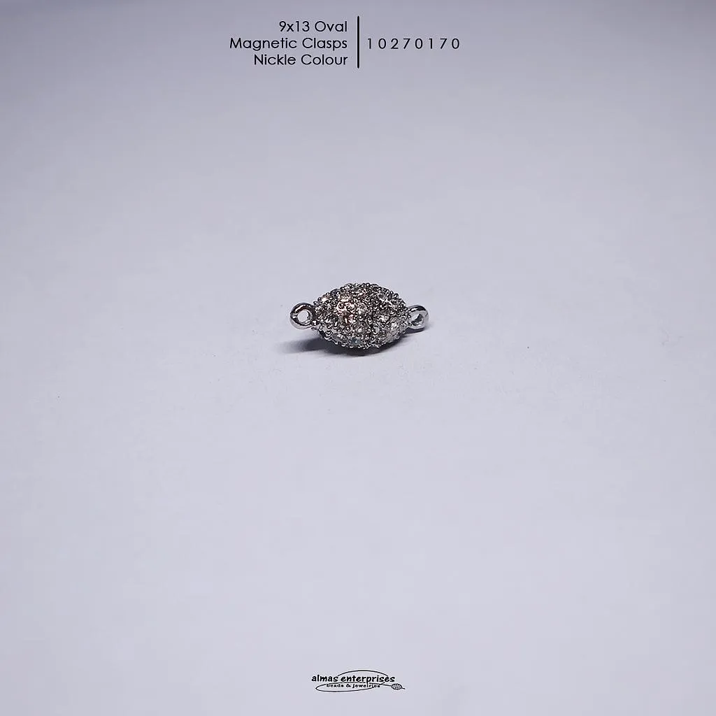[10270172] 9x13 Oval Magnetic Clasps (Gold)