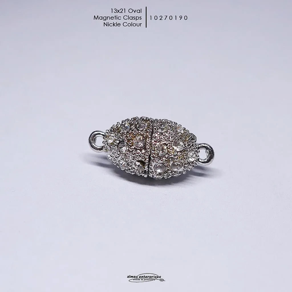 [10270192] 13x21 Oval Magnetic Clasps (Gold)